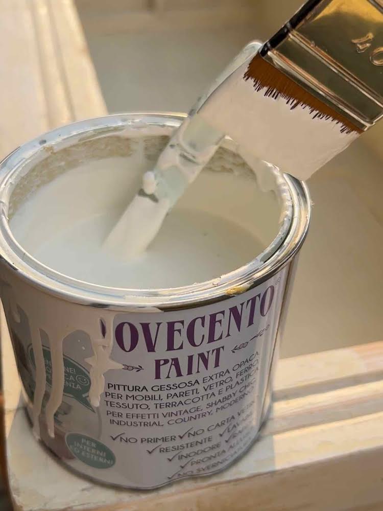 Pittura Gessosa sulla Vecchia Piattaia, Novecento Paint, Cera Novecento, Amanda Deni, Rossotibet, restauro, restyling, vernici, classe A+, legge 1961 vernici piombo