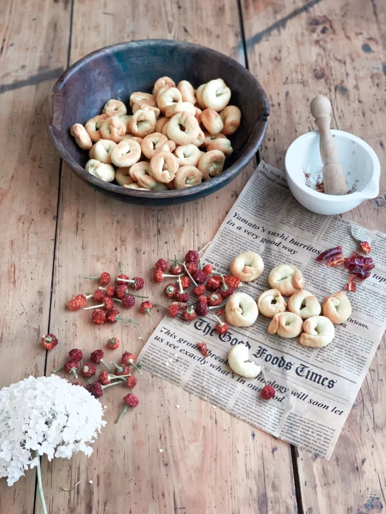 Ricetta dei taralli, amanda deni, rossotibet, sale e pepe