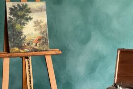 lime Wash: ComeUnAffresko di Novecento Paint per il garage creativo in stile Outlander, amanda deni , ceranovecento, pitture minerali murali, come dipingere casa, effetti sui muri, spatolato sui muri , verde, vernici